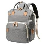 Geanta/rucsac, Quasar & Co.®, cu port USB si 14 compartimente, textil, 40 x 30 x 14 cm, gri 13
