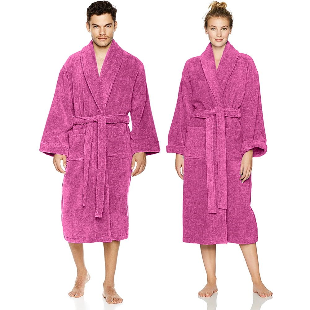 Halat de baie Quasar & Co.®, 550 g/mp, hotel quality, unisex, 100% bumbac, L/XL, fucsia 5 Halat de baie Quasar & Co.®, 550 g/mp, hotel quality, unisex, 100% bumbac, L/XL, fucsia 5