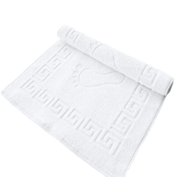 Set 10 prosoape baie picioare, Kottony, model Horeca Clasic, 100% bumbac, 500 g/mp, 50 x 70 cm, alb - imagine 3