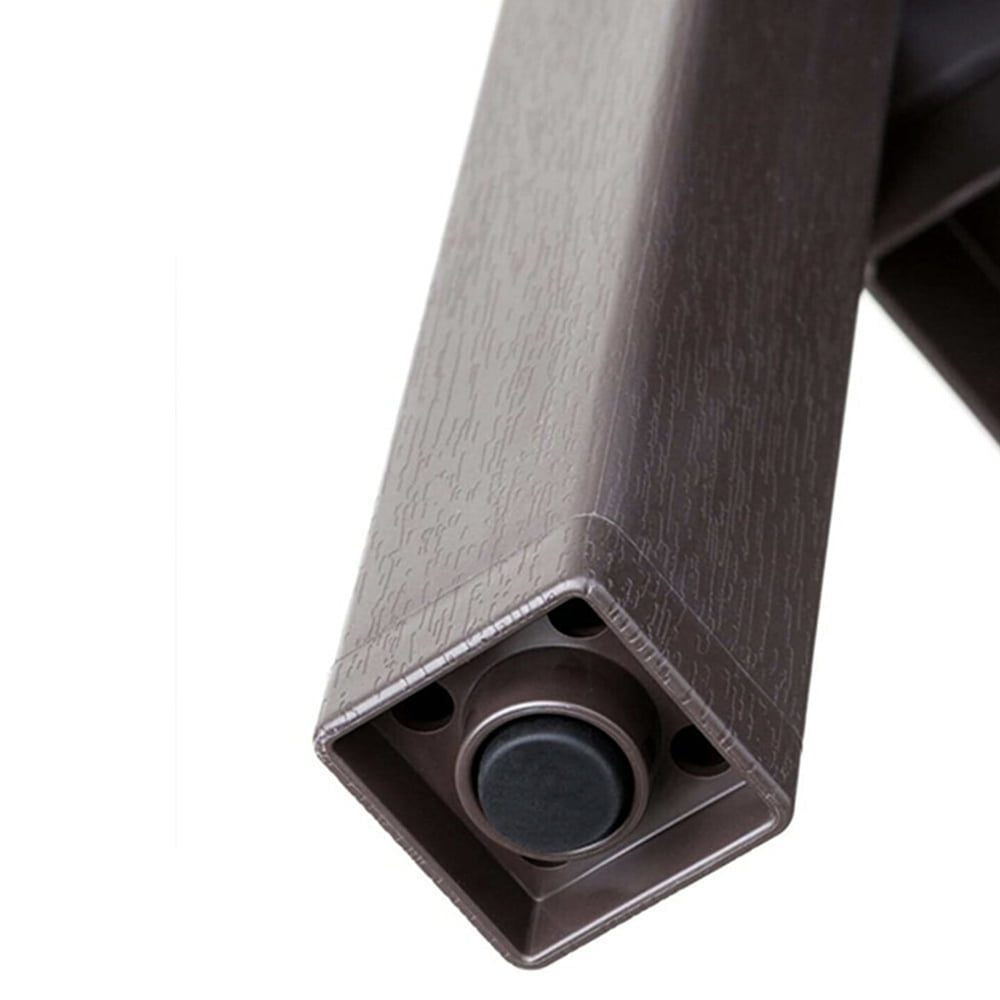 Set 2 rafturi universale, Quasar & Co.®, etajere cu 4 polite, polipropilena, 100 x 38 x 29 cm, maro 3