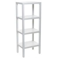 Raft universal, Quasar & Co.®, etajera cu 4 polite, polipropilena, 100 x 38 x 29 cm, alb 7 Raft universal, Quasar & Co.®, etajera cu 4 polite, polipropilena, 100 x 38 x 29 cm, alb 7