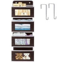 Organizator depozitare usa, Quasar & Co.®, 4 buzunare, universal, netesut intarit la baza, cu vizor, 96 x 33 x 11 cm, maro 8 Organizator depozitare usa, Quasar & Co.®, 4 buzunare, universal, netesut intarit la baza, cu vizor, 96 x 33 x 11 cm, maro 8