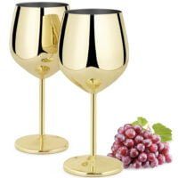 Set 2 pahare vin Quasar & Co.®, 500 ml, otel inoxidabil, h 21 cm, gold 8 Set 2 pahare vin Quasar & Co.®, 500 ml, otel inoxidabil, h 21 cm, gold 8