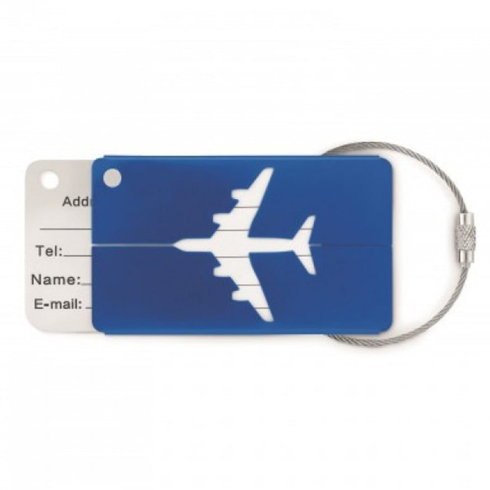 Tag troler, Quasar & Co.®, model avion, 7,5 x 4,5 cm, albastru 4