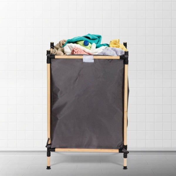 Cos de rufe, Quasar & Co.®, modular, lemn/panza, 57 x 28 x 76 cm, natur - imagine 4