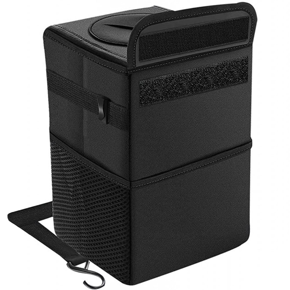 42041083-1 Organizator auto, Quasar & Co.®, 1 compartiment, 3 buzunare laterale, impermeabil, curea reglabila, 24 x 16 x 16 cm, negru