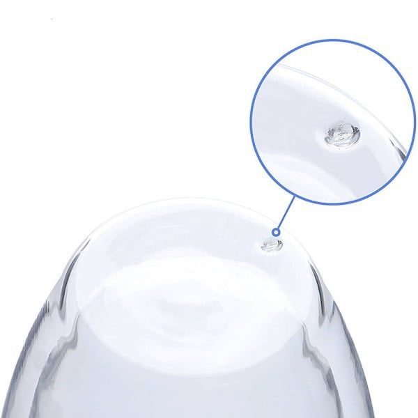 Set 2 cani cu pereti dubli Quasar & Co.®, 400 ml, termorezistente, model drept, transparent - imagine 8