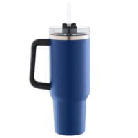 Cana termos cu maner si pai, Quasar & Co.®, cu capac To Go, pentru bauturi calde/reci, otel inoxidabil, 1.2 L, bleumarin 7 Cana termos cu maner si pai, Quasar & Co.®, cu capac To Go, pentru bauturi calde/reci, otel inoxidabil, 1.2 L, bleumarin 7