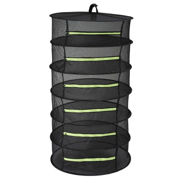 Set uscare plante, Quasar & Co.®, 1 x raft uscare plante, 1 x manusi, 1 x carlig, 1 x foarfeca, textil/metal, 60 x 120 cm, negru-verde - imagine 2
