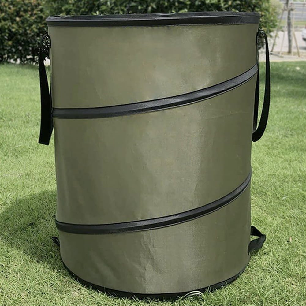 Sac resturi vegetale, Quasar & Co.®, pliabil, reutilizabil, textil, 113 L, d 46 cm, h 70 cm, verde 5 Sac resturi vegetale, Quasar & Co.®, pliabil, reutilizabil, textil, 113 L, d 46 cm, h 70 cm, verde 5