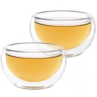 Set 2 pahare cu pereti dubli, Quasar & Co.®, sticla termorezistenta, 300 ml, transparent 7