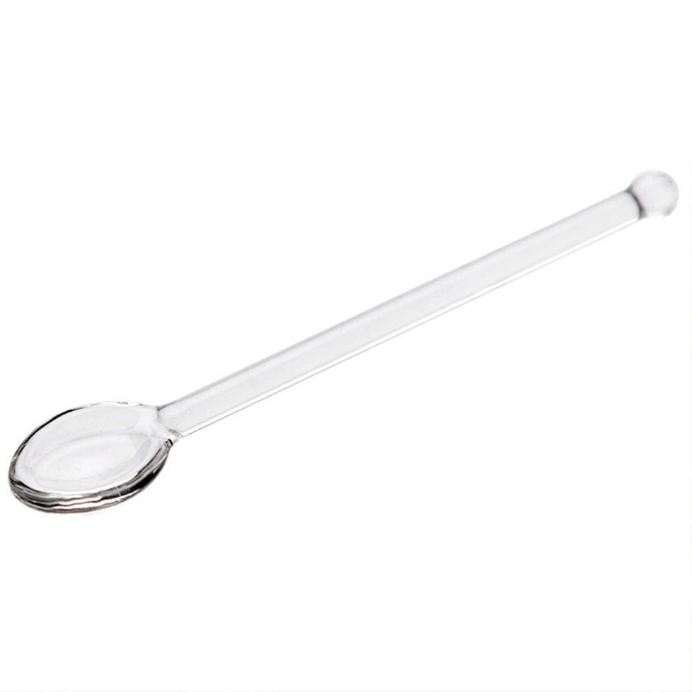 Lingurita ceai/cafea, Quasar & Co.®, sticla, 13 cm, transparent