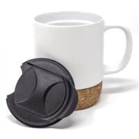 Cana cafea/ceai, Quasar & Co.®, 400 ml, ceramica, cu capac to go, baza de pluta, alb mat 7 Cana cafea/ceai, Quasar & Co.®, 400 ml, ceramica, cu capac to go, baza de pluta, alb mat 7