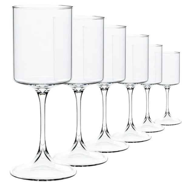 Set 6 pahare vin Quasar & Co.®, model evazat, 355 ml, sticla, transparent Pahare sticla 2024-05-03