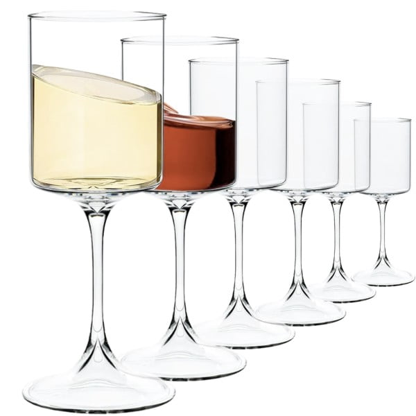 Set 6 pahare vin Quasar & Co.®, model evazat, 355 ml, sticla, transparent Pahare sticla 2024-05-03 2