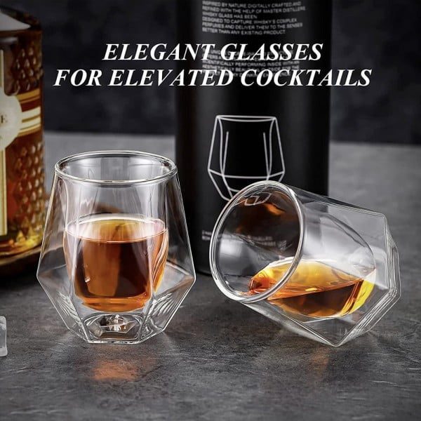 Set 2 pahare whisky, Quasar & Co.®, sticla borosilicata, 180 ml, 9,5 x 10 cm, transparent - imagine 9