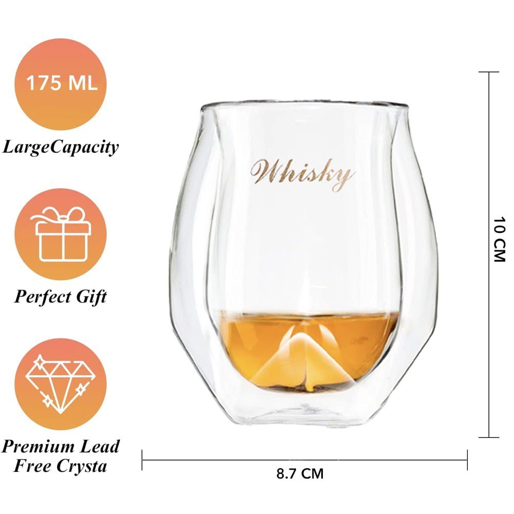 Set 2 pahare whisky, Quasar & Co.®, sticla, 175 ml, 8,7 x 10 cm, transparent 3 Set 2 pahare whisky, Quasar & Co.®, sticla, 175 ml, 8,7 x 10 cm, transparent 3
