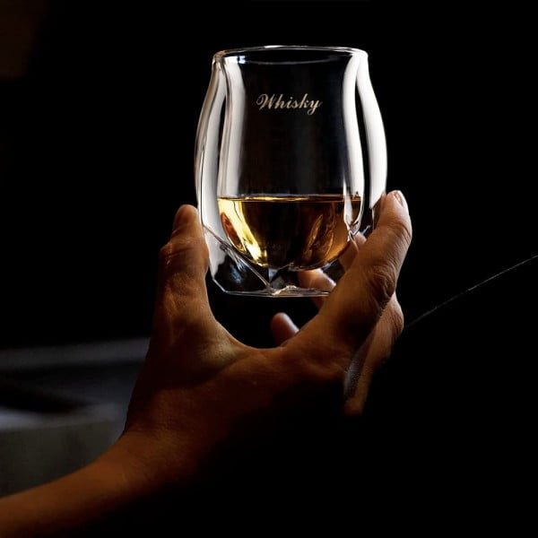 Set 2 pahare whisky, Quasar & Co.®, sticla, 175 ml, 8,7 x 10 cm, transparent - imagine 5