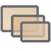 Set 3 tavi copt, Quasar & Co.®, foi antiaderente cuptor, universale, reutilizabile, silicon, bej-gri 8 Set 3 tavi copt, Quasar & Co.®, foi antiaderente cuptor, universale, reutilizabile, silicon, bej-gri 8