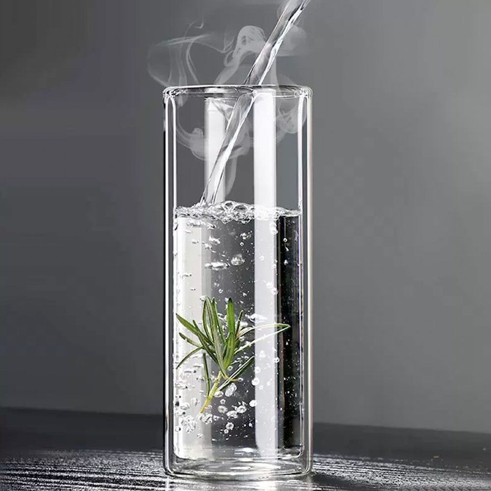 Set 2 pahare cu pereti dubli, Quasar & Co.®, sticla termorezistenta, 350 ml, transparent 4 Set 2 pahare cu pereti dubli, Quasar & Co.®, sticla termorezistenta, 350 ml, transparent 4