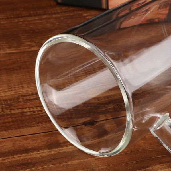 Set 2 pahare cu pereti dubli, Quasar & Co.®, sticla termorezistenta, 350 ml, transparent - imagine 7