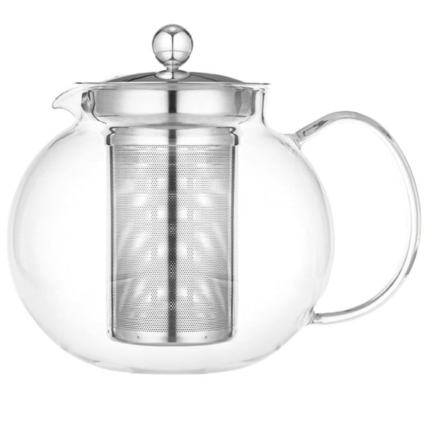 Ceainic cu infuzor, Quasar & Co.®, recipient pentru ceai/cafea, 850 ml, transparent Ibrice, Ceainice si infuzoare 2024-05-04
