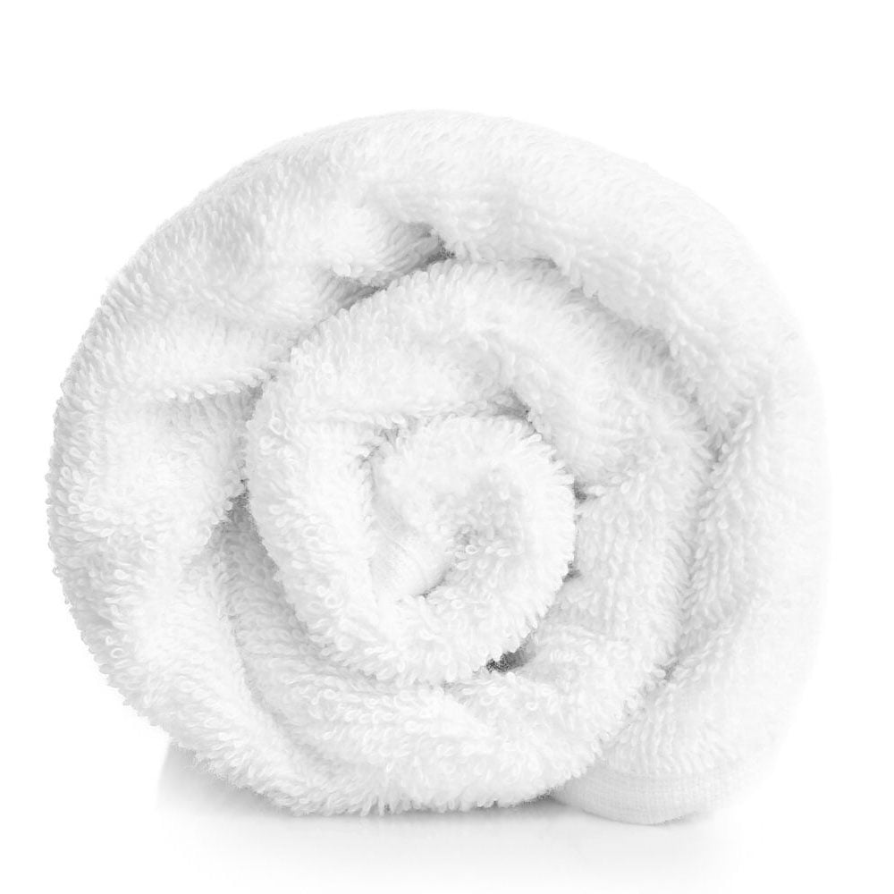 Set 4 prosoape Quasar & Co.®, 100% bumbac, 450 g/mp, 2 x 50 x 90/2 x 70 x 140 cm, alb 5