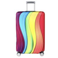 Husa protectie troler, Quasar & Co.®, model Summer Vibes, elastica, poliester, cu inchidere velcro, multicolor, marimea M 8