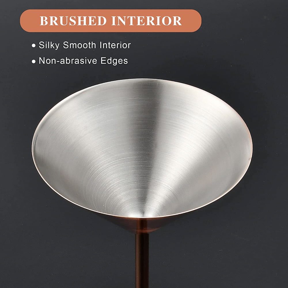 Set 2 pahare martini, Quasar & Co.®, otel inoxidabil, h 16 cm, 250 ml, rose gold metal 5 Set 2 pahare martini, Quasar & Co.®, otel inoxidabil, h 16 cm, 250 ml, rose gold metal 5