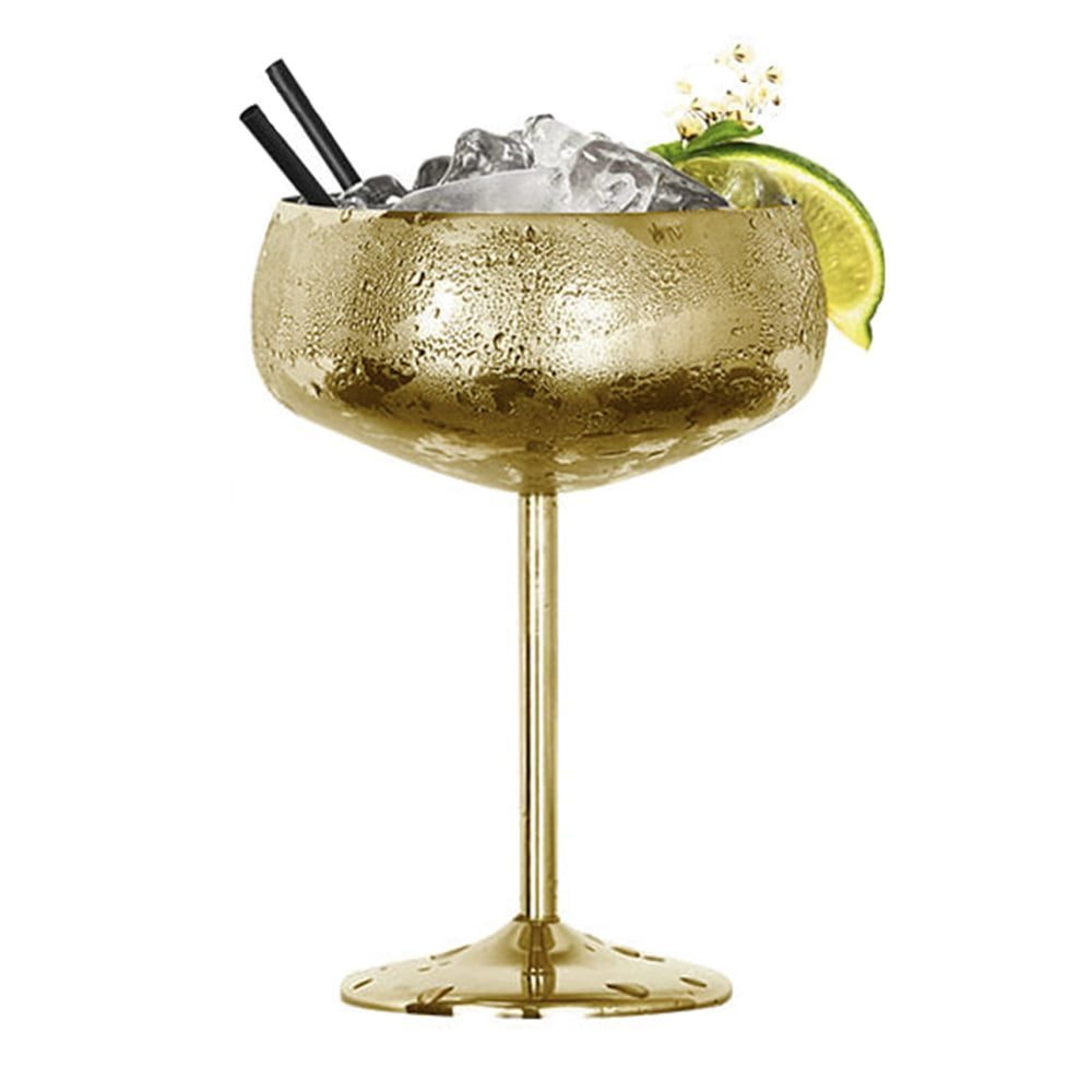 Set 2 pahare cocktail, Quasar & Co.®, otel inoxidabil, h 16 cm, 400 ml, Golden Blonde 4 Set 2 pahare cocktail, Quasar & Co.®, otel inoxidabil, h 16 cm, 400 ml, Golden Blonde 4