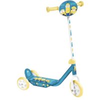 Trotineta cu 3 roti, model Minions, max 20 kg, 2+, ghidon reglabil, platforma antialunecare, 54 x 68-73,5 x 23 cm, albastru/galben 5
