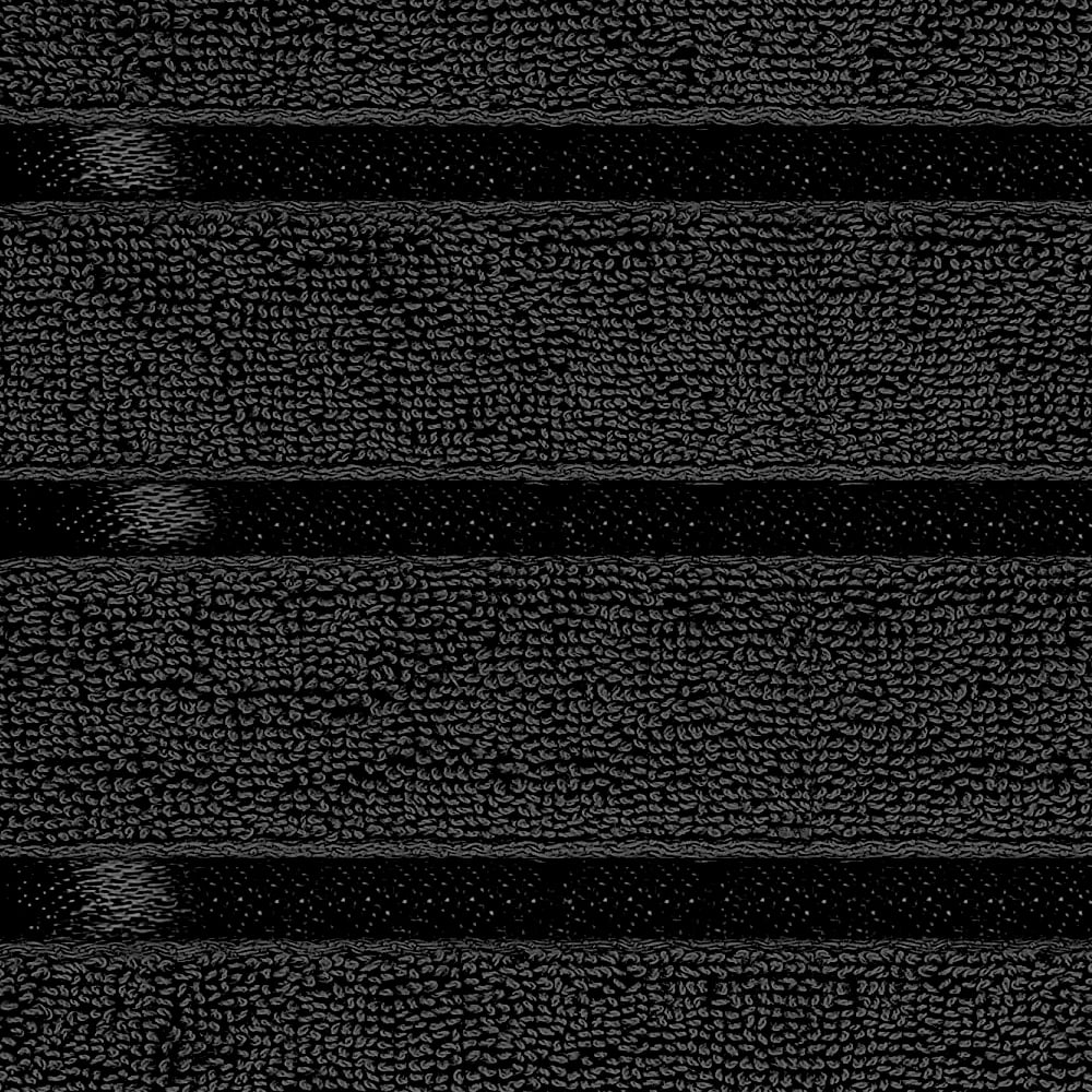 Set 6 prosoape baie Quasar & Co.®, 100% bumbac, 450 g/mp, 70 x 140 cm, negru 5