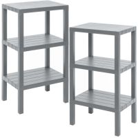 Set 2 rafturi universale, Quasar & Co.®, etajere cu 3 polite, polipropilena, 73.5 x 38 x 29 cm, gri 6 Set 2 rafturi universale, Quasar & Co.®, etajere cu 3 polite, polipropilena, 73.5 x 38 x 29 cm, gri 6