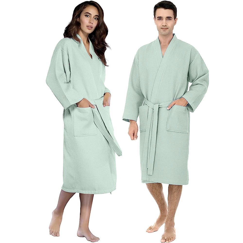 Halat de baie Quasar & Co.®, 300 g/mp, SPA, Horeca, unisex, 100% bumbac, L, verde menta 5 Halat de baie Quasar & Co.®, 300 g/mp, SPA, Horeca, unisex, 100% bumbac, L, verde menta 5