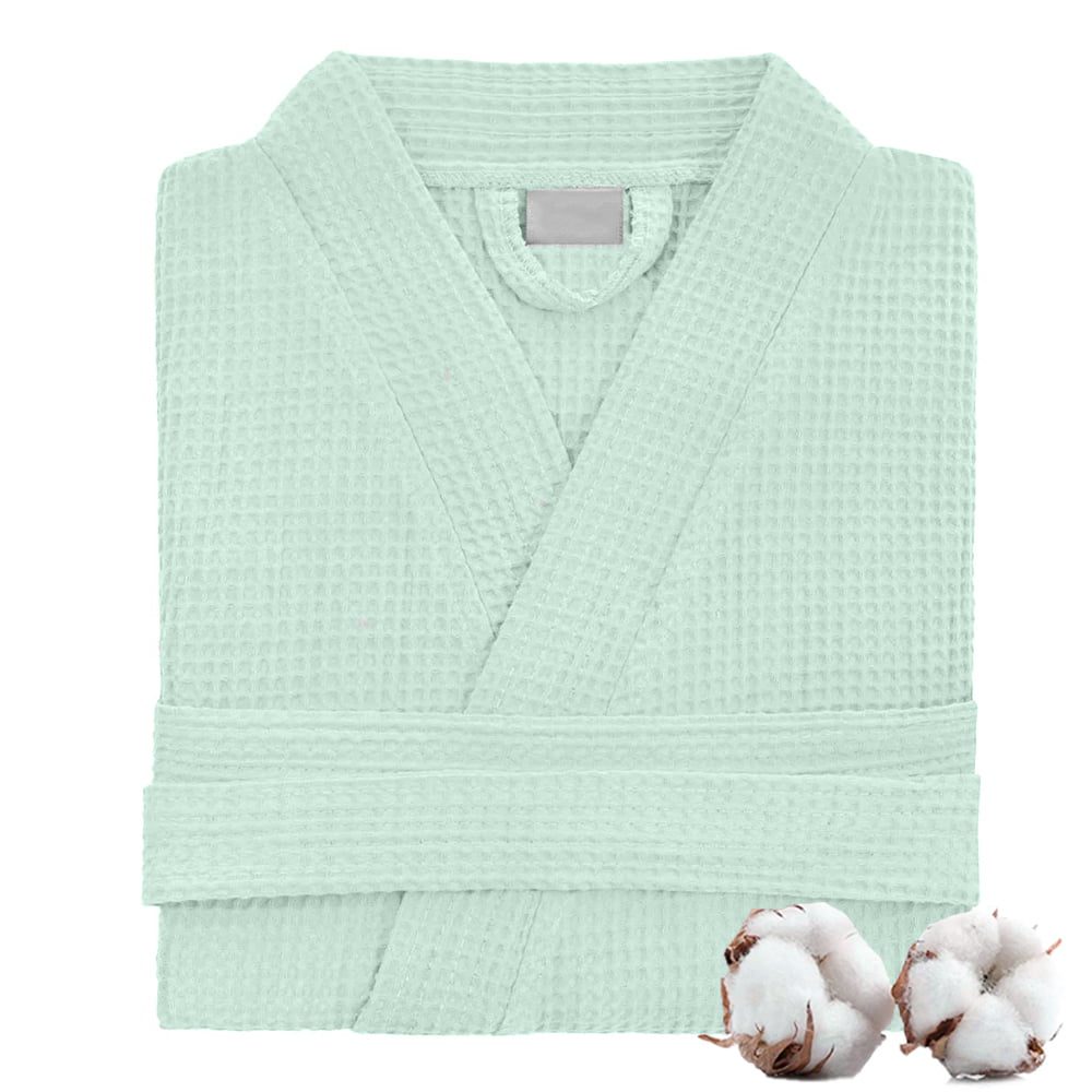 Halat de baie Quasar & Co.®, 300 g/mp, SPA, Horeca, unisex, 100% bumbac, L, verde menta 7 Halat de baie Quasar & Co.®, 300 g/mp, SPA, Horeca, unisex, 100% bumbac, L, verde menta 7