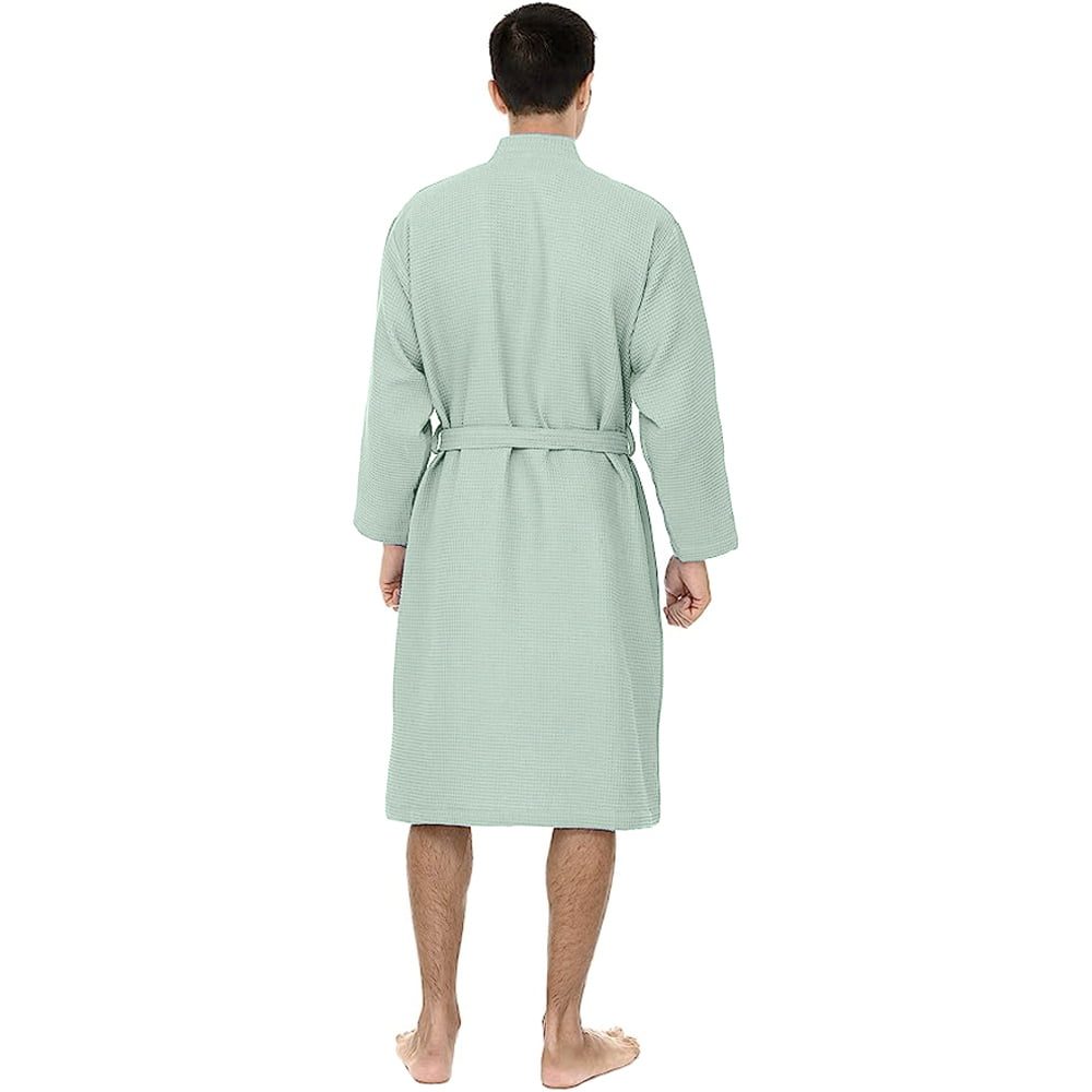 Halat de baie Quasar & Co.®, 300 g/mp, SPA, Horeca, unisex, 100% bumbac, XXL, verde menta 3