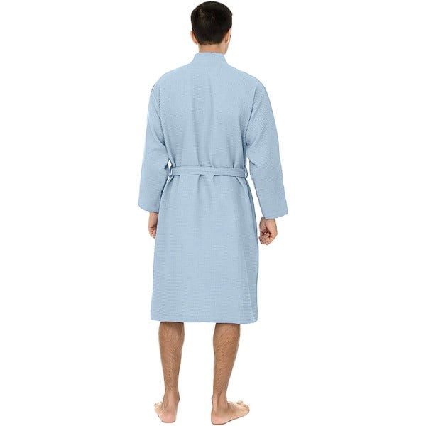 Halat de baie Quasar & Co.®, 300 g/mp, SPA, Horeca, unisex, 100% bumbac, XL, albastru - imagine 3