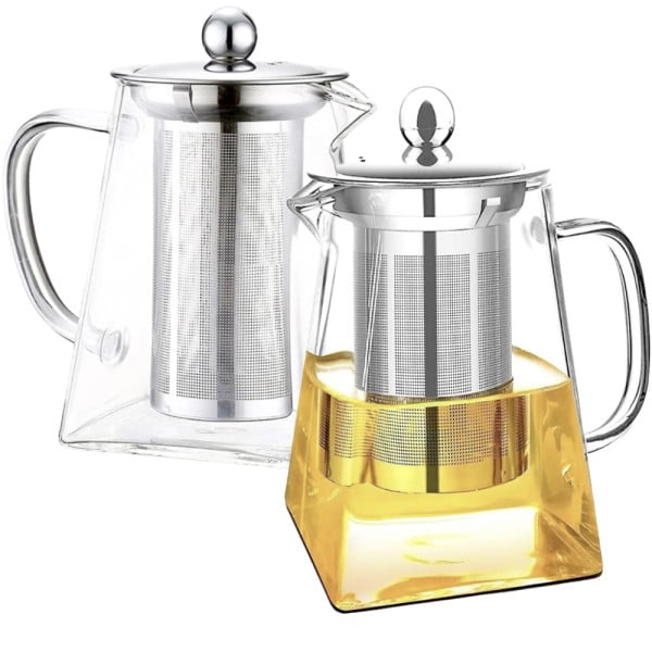 Set 2 ceainice cu infuzor Quasar & Co.®, 750 ml, recipiente pentru ceai cu infuzor si capac Ibrice, Ceainice si infuzoare 2024-05-09 2