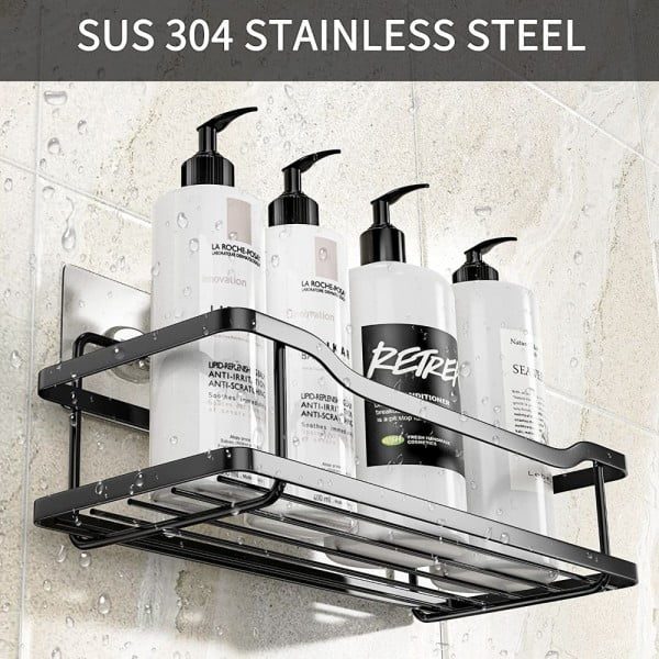 Set 2 etajere, Quasar & Co.®, suspendate, metal, 31 x 12 x 6,5/31.5 x 13.5 x 7.5 cm, negru - imagine 4