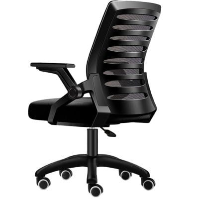 Scaun de birou, Quasar & Co.®, ergonomic, manere rabatabile, inaltime reglabila, suport lombar, mesh, 49 x 50 x 89-97 cm, negru 7 Scaun de birou, Quasar & Co.®, ergonomic, manere rabatabile, inaltime reglabila, suport lombar, mesh, 49 x 50 x 89-97 cm, negru 7