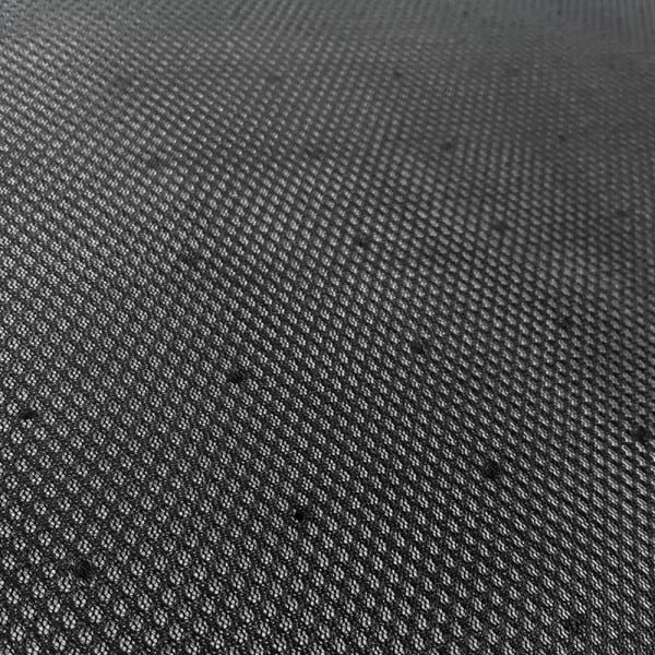 Scaun de birou, Quasar & Co.®, ergonomic, manere rabatabile, sezut latex, inaltime reglabila, suport lombar, tetiera ajustabila, mesh, 57 x 53 x 98-107 cm, alb/negru - imagine 6