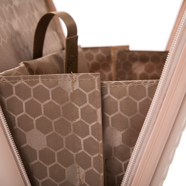 Set troler cu geanta cosmetice, Quasar & Co.®, compartiment laptop, cifru TSA, 4 roti 360 grade, maner telescopic, 48 x 42 x 25 cm / 22 x 29 x 15 cm, ABS, negru - imagine 9