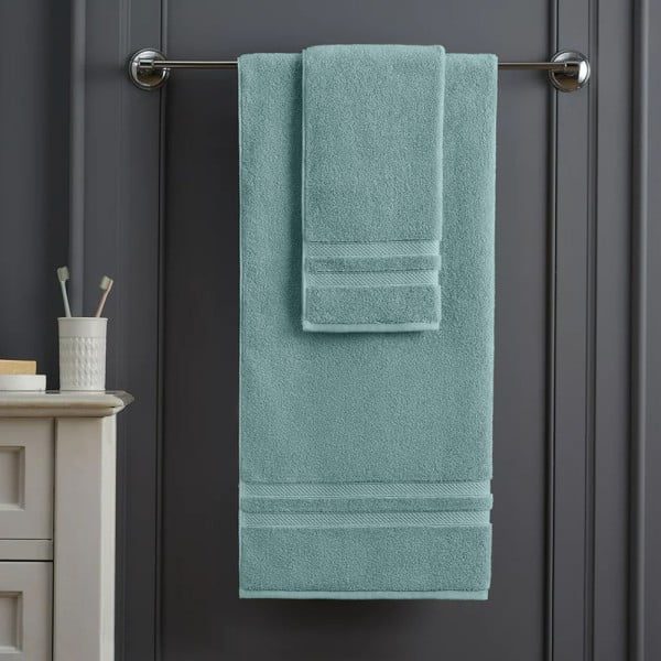 Set 6 prosoape corp 76x147 cm, Luxury Collection by Quasar & Co.®, 650 g/mp, 100% bumbac, turcoaz - imagine 3
