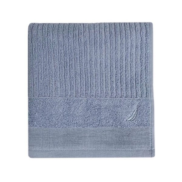 Prosop de baie, Nautica Stripe, 100% bumbac, 570 g/mp, 50 x 100 cm, albastru deschis - imagine 1