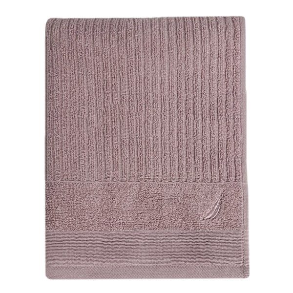 Prosop de baie, Nautica Stripe, 100% bumbac, 570 g/mp, 70 x 140 cm, roz pudrat - imagine 1