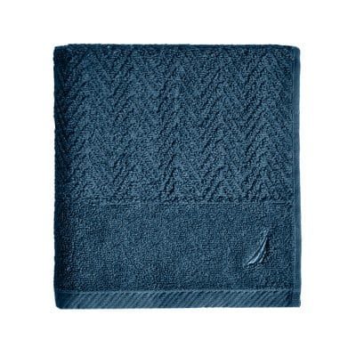 Prosop de baie, Nautica Zigzag, 100% bumbac, 570 g/mp, 50 x 100 cm, turcoaz 5