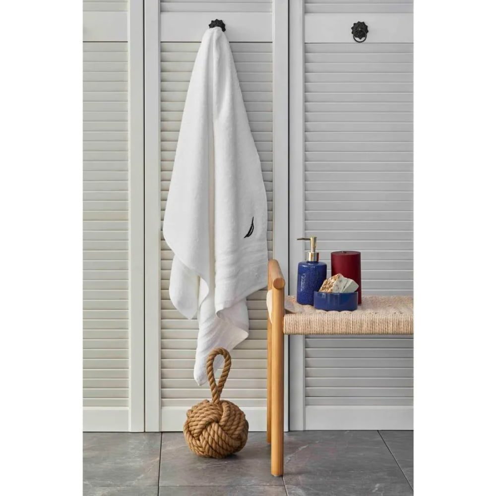 Prosop de baie, Nautica Crew, 100% bumbac, 500 g/mp, 70 x 140 cm, alb 2
