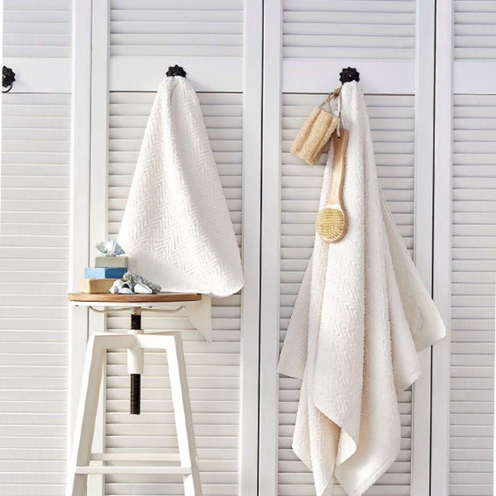 Prosop de baie, Nautica Zigzag, 100% bumbac, 570 g/mp, 70 x 140 cm, alb 3 Prosop de baie, Nautica Zigzag, 100% bumbac, 570 g/mp, 70 x 140 cm, alb 3