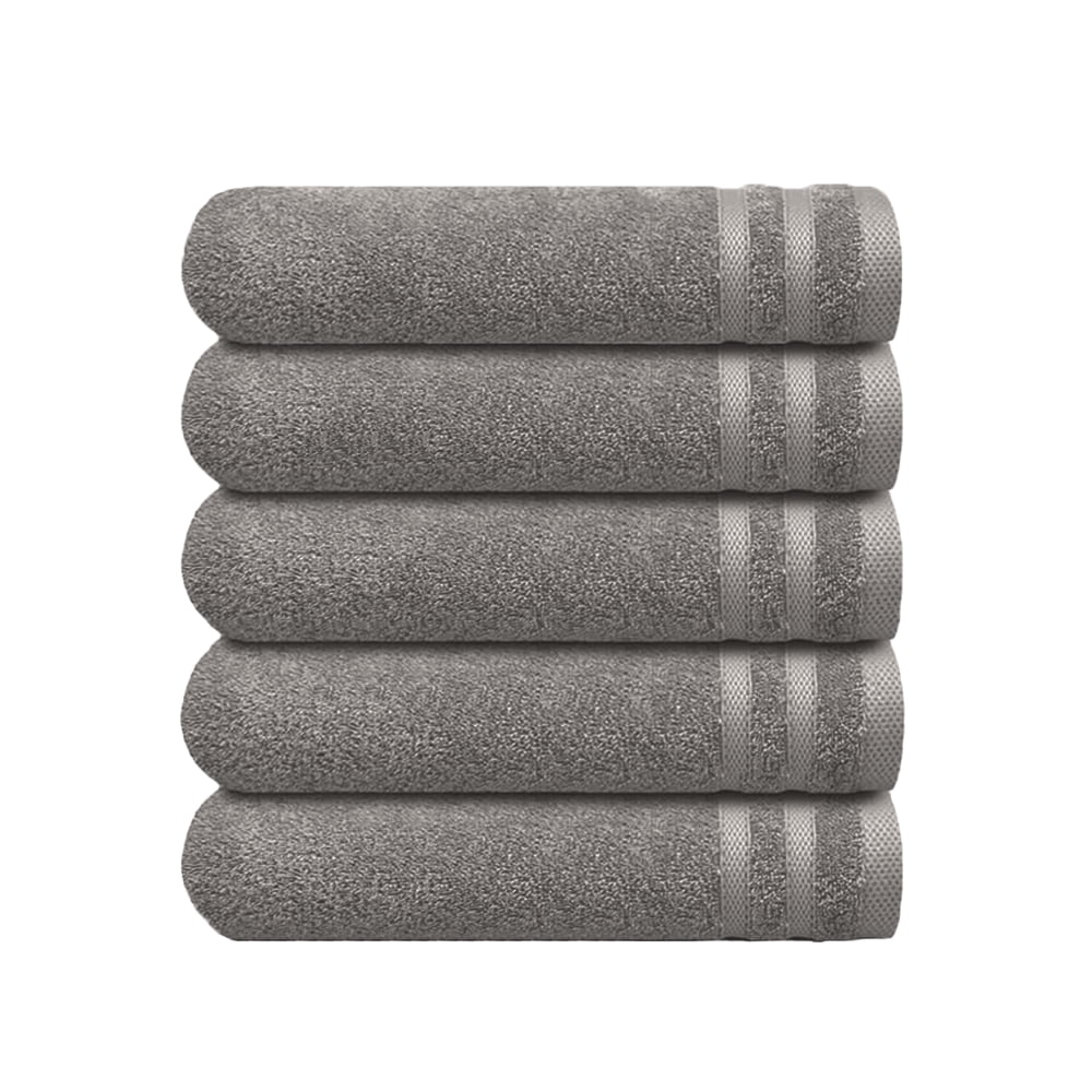 43026148-1 Set 5 prosoape de maini, Nautica Crew, 100% bumbac, 550 g/mp, 50 x 30 cm, gri