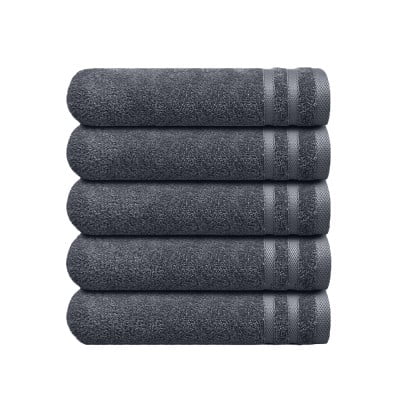 Set 5 prosoape de maini, Nautica Crew, 100% bumbac, 550 g/mp, 50 x 30 cm, gri antracit 7 Set 5 prosoape de maini, Nautica Crew, 100% bumbac, 550 g/mp, 50 x 30 cm, gri antracit 7